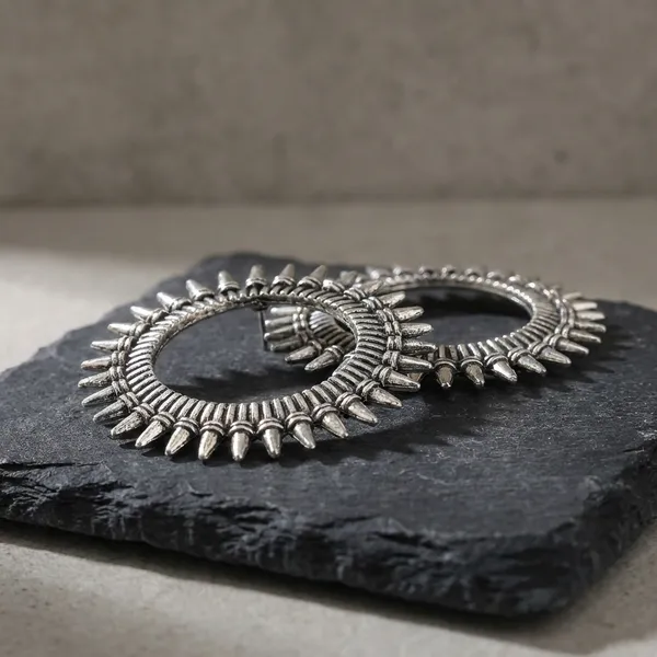 Gold_And_White_Metal_Magnificent_Moon_Studs_For_Women