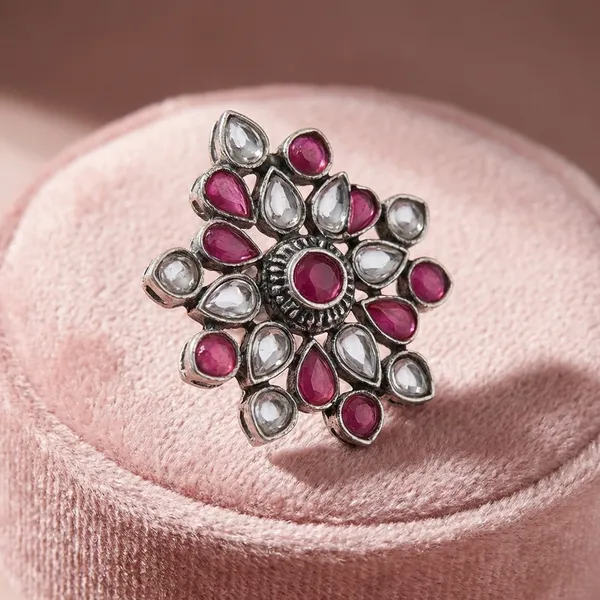 Multicolor_Metal_The_Pearl_Hive_Studs_For_Women
