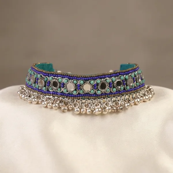 Multicolor_Metal_The_Splashy_Beaded_Choker_For_Women