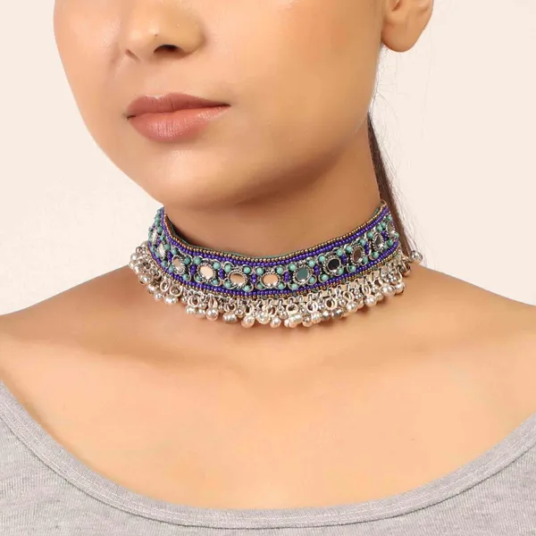 Multicolor_Metal_The_Splashy_Beaded_Choker_For_Women
