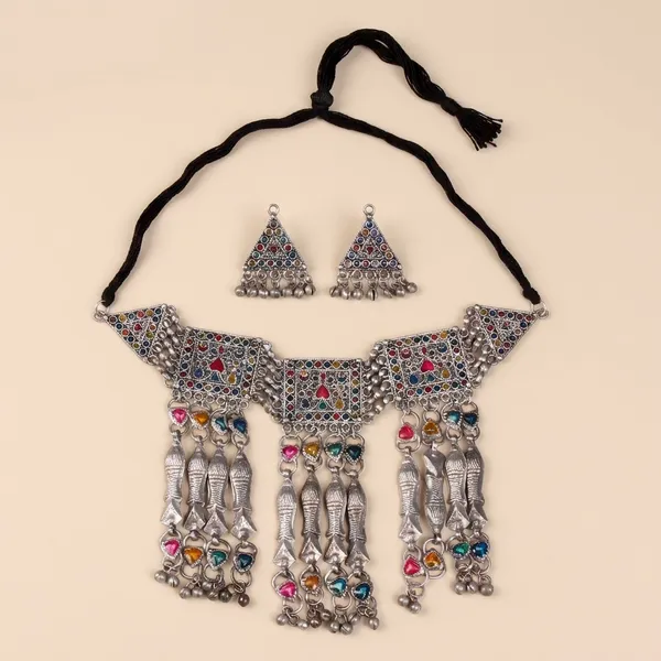 Multicolor_Metal_The_Artosovar_Choker_Set_For_Women