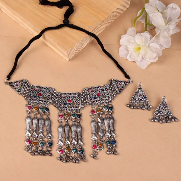 Multicolor_Metal_The_Artosovar_Choker_Set_For_Women