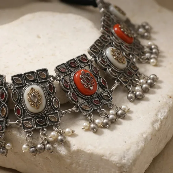 Multicolor_Metal_The_Regal_Barfee_Choker_Set_For_Women