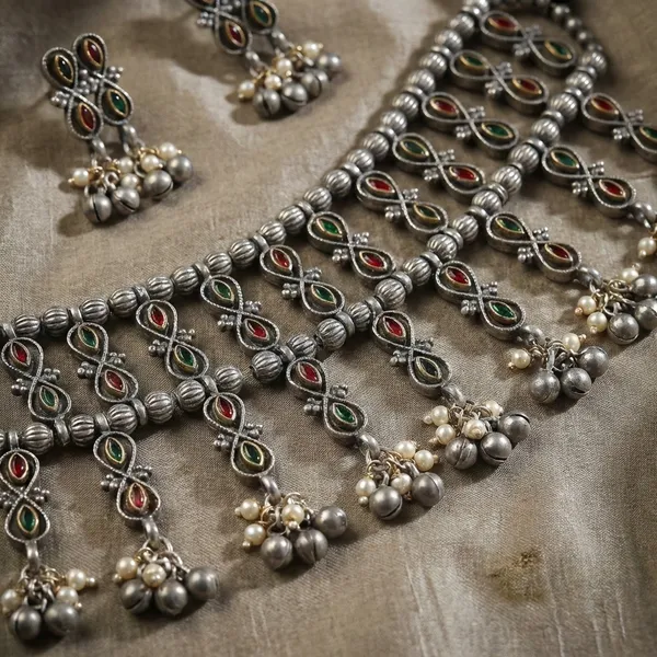 Multicolor_Metal_The_Argus_Naina_Choker_Set_For_Women