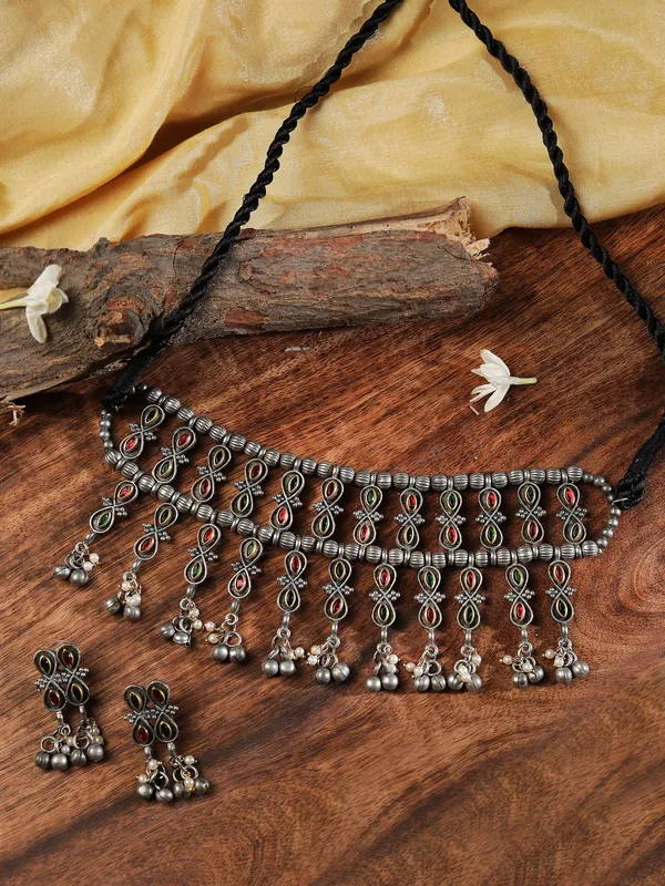 Multicolor_Metal_The_Argus_Naina_Choker_Set_For_Women
