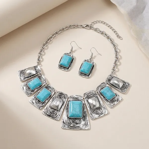 Multicolor_Metal_High_Fashion_Metal_Necklace_Set_For_Women