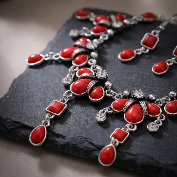 Multicolor_Metal_Queen_Of_Greece_Necklace_Set_For_Women