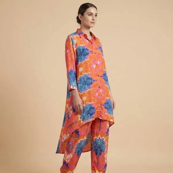 High_Low_Shirt_co-ord_set
