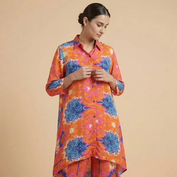 High_Low_Shirt_co-ord_set