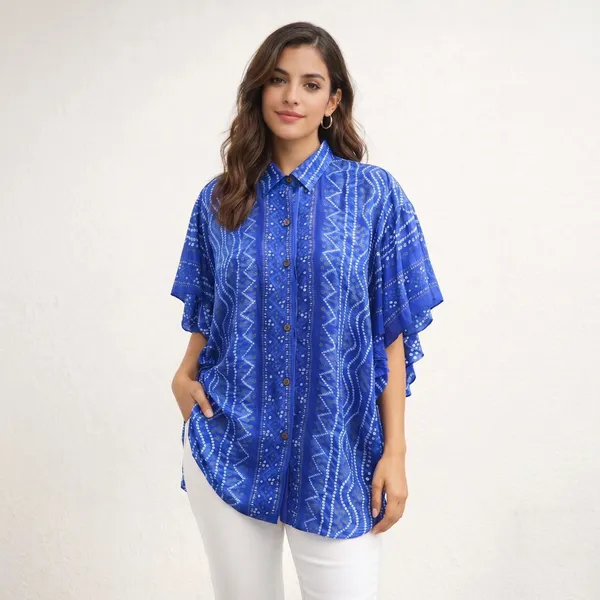 Bandhani_Kaftan_Shirt_For_Women