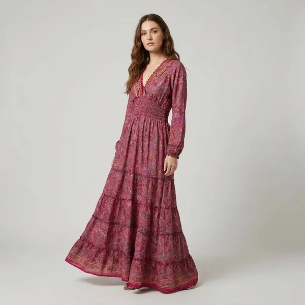Viscose_Balloon_Dress_For_Women