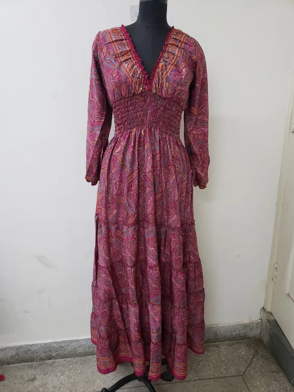 Viscose_Balloon_Dress_For_Women
