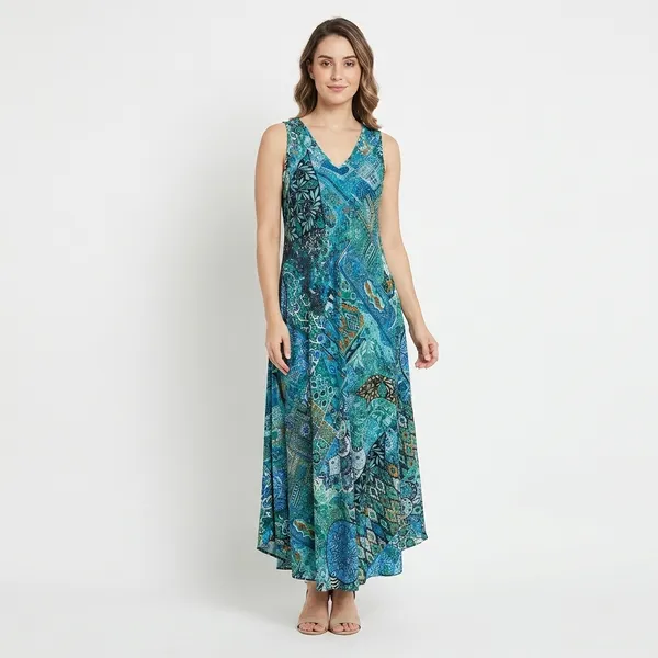 Viscose_Maxi_Dress_For_Women