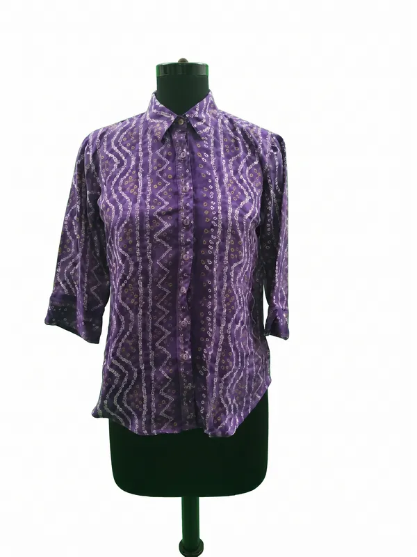Purple_Bandhani_Shirt_for_Women