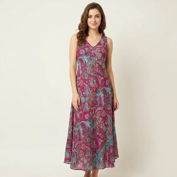 Viscose_Maxi_Dress_For_Women