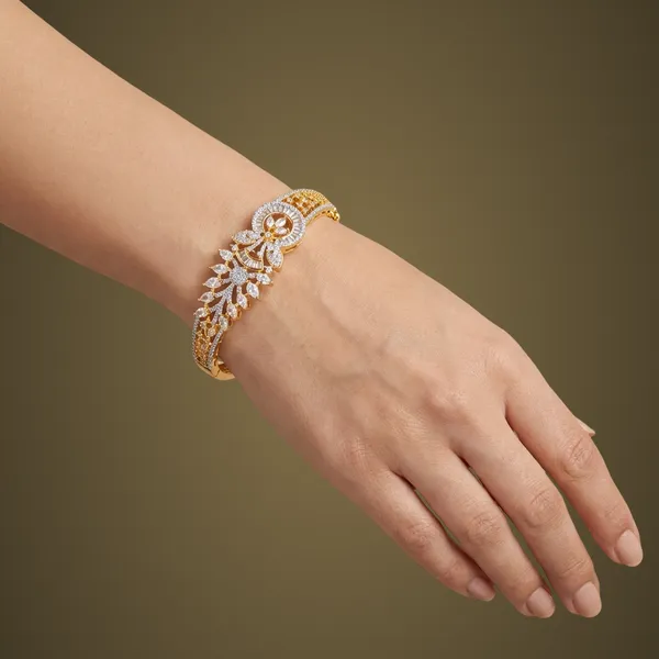 White_Cubic_Zirconia_Bracelet_For_Women