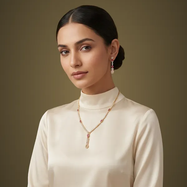 Red_Cubic_Zirconia_Necklace_Set_For_Women