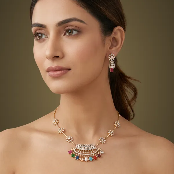 Navratan_Cubic_Zirconia_Necklace_Set_For_Women