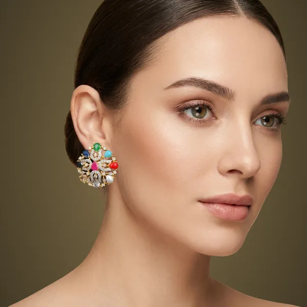 Multicolor_Navratan_Cubic_Zirconia_Studs_Earrings_For_Women