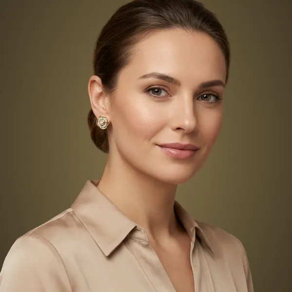 Gold_And_White_Cubic_Zirconia_Studs_Earrings_For_Women
