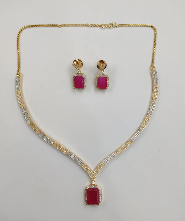 Red_Cubic_Zirconia_Necklace_Set_For_Women