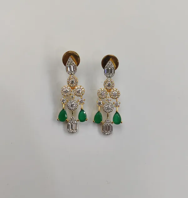 Green_Cubic_Zirconia_Necklace_Set_For_Women