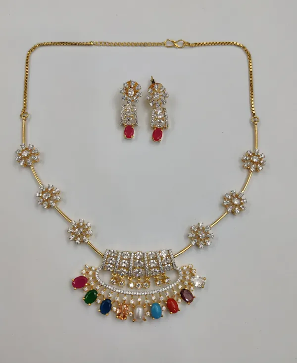 Navratan_Cubic_Zirconia_Necklace_Set_For_Women