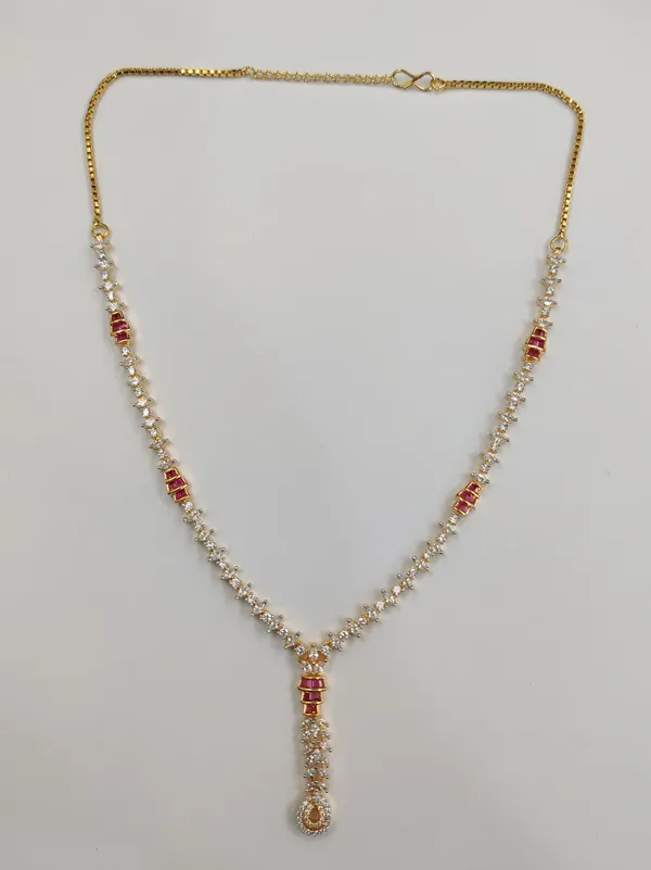 Red_Cubic_Zirconia_Necklace_Set_For_Women