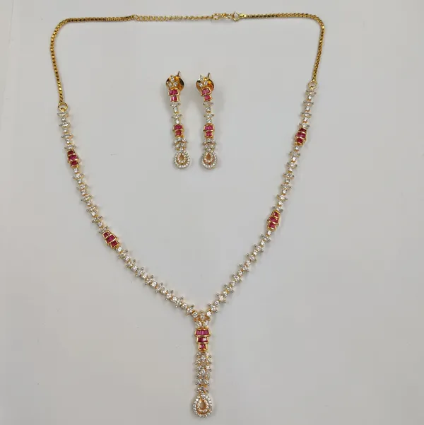 Red_Cubic_Zirconia_Necklace_Set_For_Women