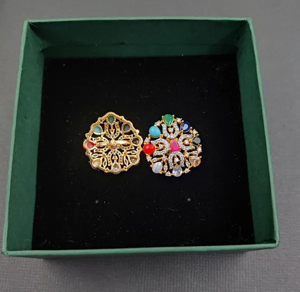 Multicolor_Navratan_Cubic_Zirconia_Studs_Earrings_For_Women