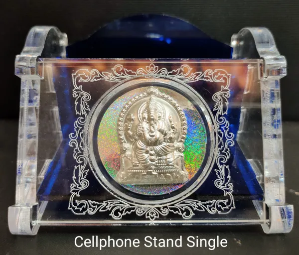 Ganesha_Holographic_Decorative_Mobile_Phone_Stand_Single