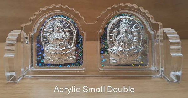 Acrylic_Small_Double_Frame_Religious_Idol_Showpiece_With_Colorful_Beads