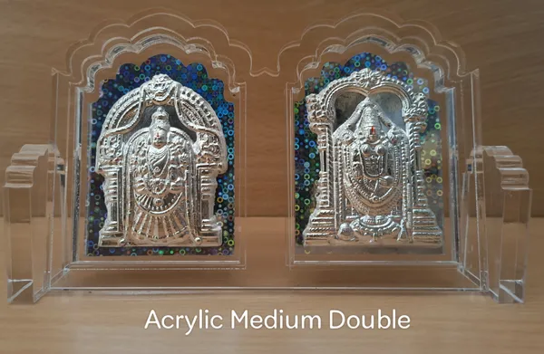 Acrylic_Medium_Double_Frame_Silver_Deity_Idols_With_Blue_Crystal_Embellishments