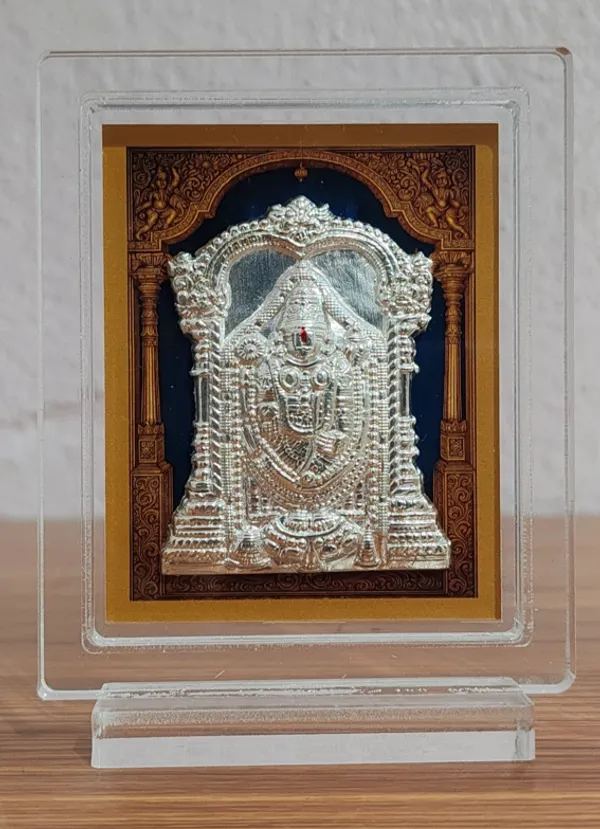Acrylic_Framed_Silver_Embossed_Hindu_Deity_Wall_Art