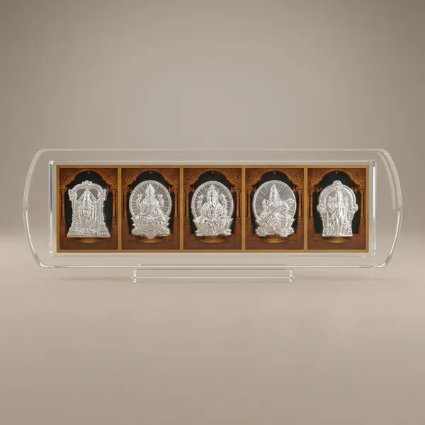 Acrylic_Small_Five_Premium_Hindu_Deity_Relief_Panels_Decorative_Tray