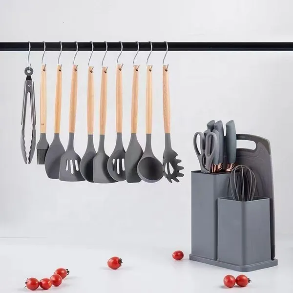 Silicone_Kitchen_Utensil_And_Knife_Set_With_Holder