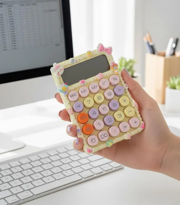 Calculator_With_Large_Lcd_Display_And_Round_Buttons
