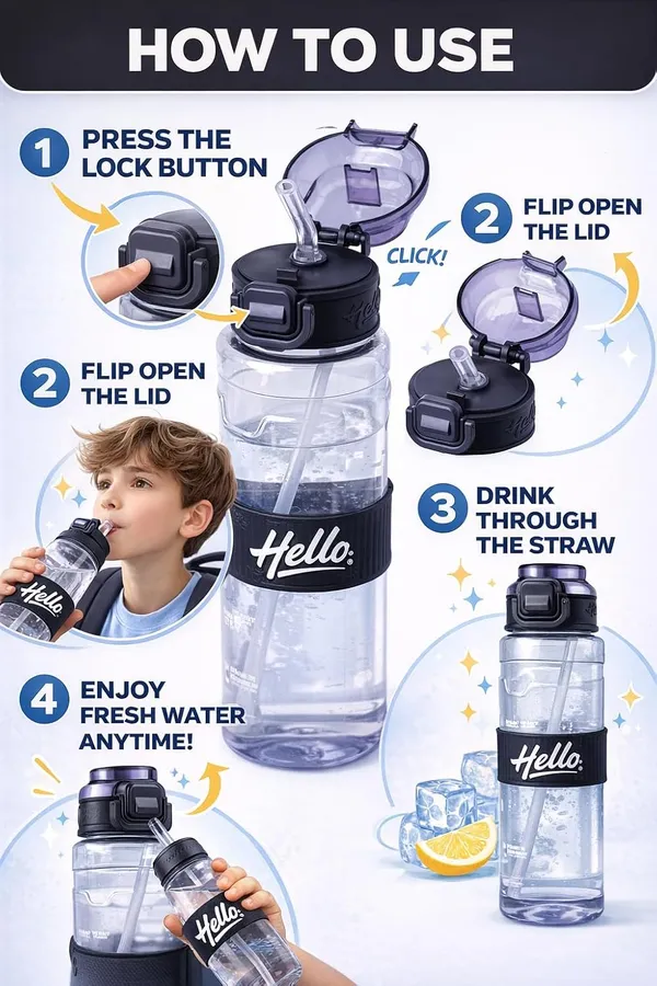 Water_Bottle_With_Time_Markers_And_Straw