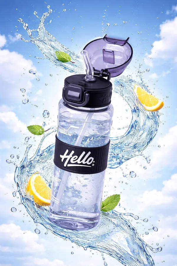 Water_Bottle_With_Time_Markers_And_Straw