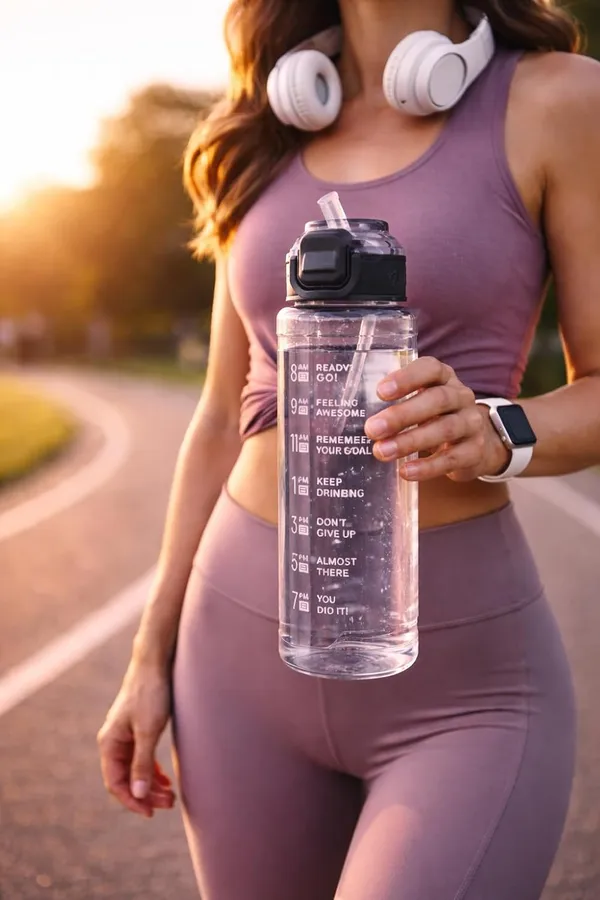 Water_Bottle_With_Time_Markers_And_Straw