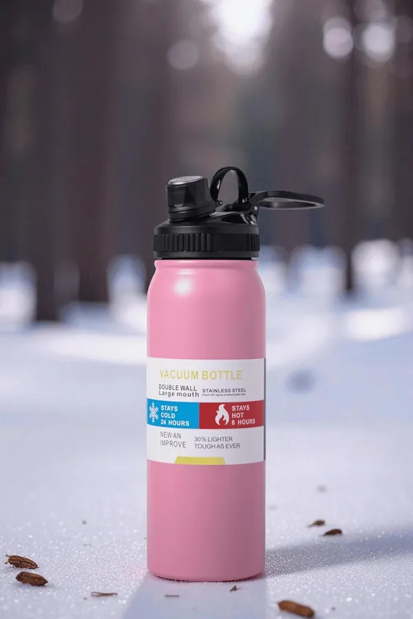 Pink_Premium_800Ml_Stainless_Steel_Insulated_Water_Bottle_Double_Walled_Vacuum_Flask_Keeps_24H_Cold_12H_Hot_Leak_Proof_Spout_Lid_With_Carry_Loop_Bpa_Free_For_Gym_Office