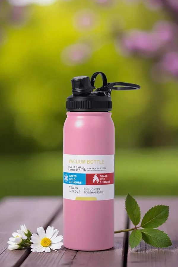 Pink_Premium_800Ml_Stainless_Steel_Insulated_Water_Bottle_Double_Walled_Vacuum_Flask_Keeps_24H_Cold_12H_Hot_Leak_Proof_Spout_Lid_With_Carry_Loop_Bpa_Free_For_Gym_Office