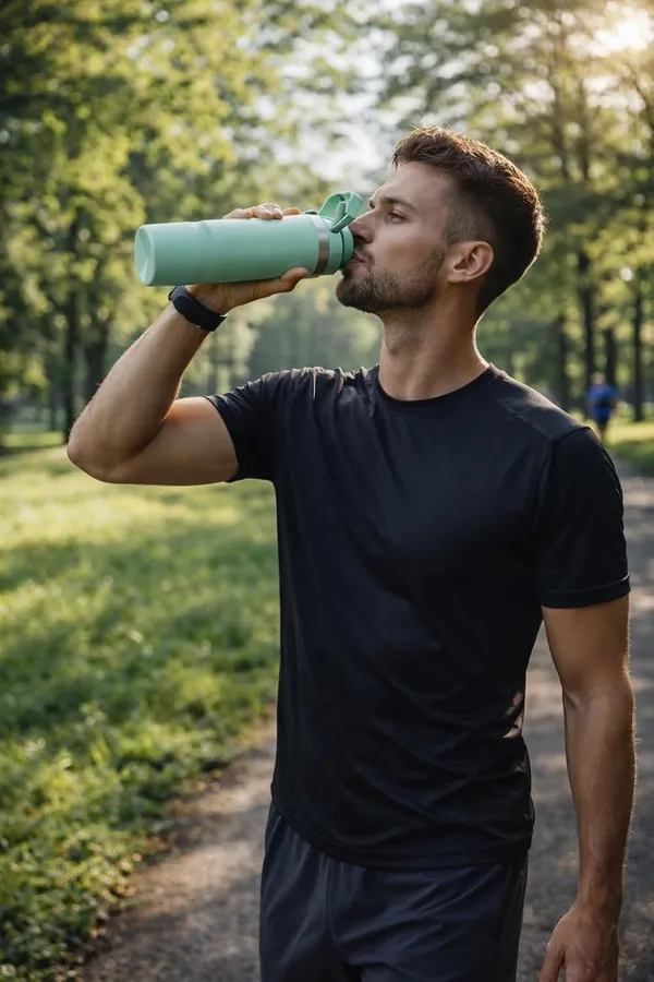 Green_Insulated_Stainless_Steel_Travel_Tumbler_750Ml_Mint_Double_Wall_Vacuum_Water_Bottle_With_Flip_Top_Leak_Resistant_Lid_Carry_Handle_For_Hot_Cold_Drinks