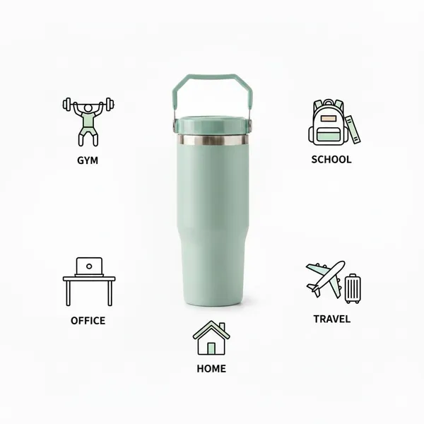 Green_Insulated_Stainless_Steel_Travel_Tumbler_750Ml_Mint_Double_Wall_Vacuum_Water_Bottle_With_Flip_Top_Leak_Resistant_Lid_Carry_Handle_For_Hot_Cold_Drinks