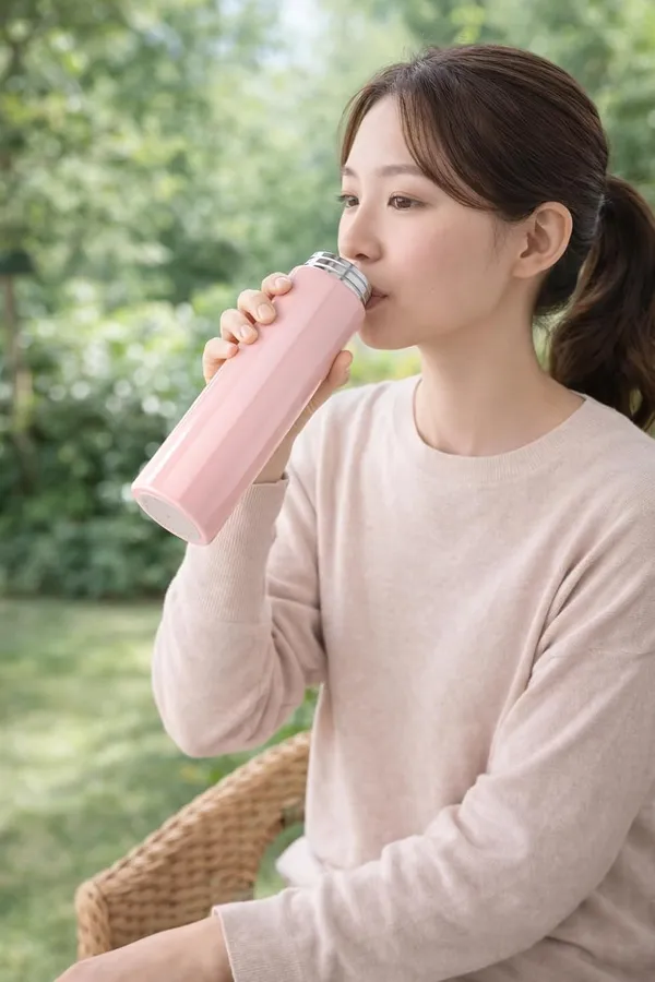 Light_Pink_Mini_Water_Bottle_Sus_304_Stainless_Steel_Thermos_300Ml_Small_Insulated_Vacuum_Flask_Leak