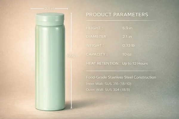 Light_Green_Mini_Water_Bottle_Sus_304_Stainless_Steel_Thermos_300Ml_Small_Insulated_Vacuum_Flask_Leak