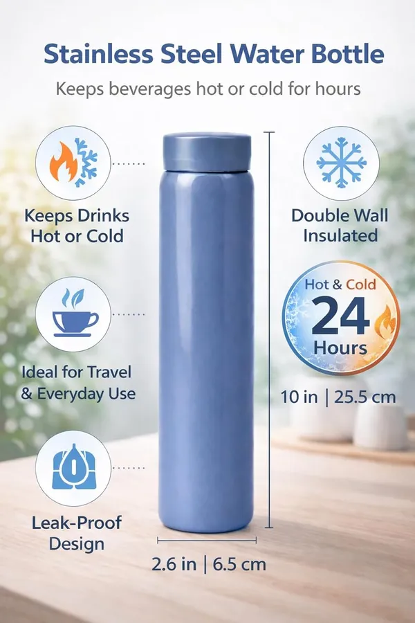 Gray_Mini_Water_Bottle_Sus_304_Stainless_Steel_Thermos_300Ml_Small_Insulated_Vacuum_Flask