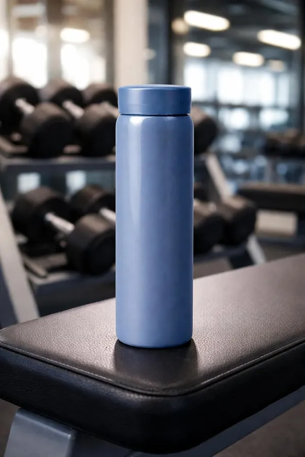 Gray_Mini_Water_Bottle_Sus_304_Stainless_Steel_Thermos_300Ml_Small_Insulated_Vacuum_Flask