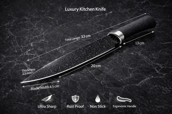 Chef_Kitchen_Knife_With_Non_Stick_Blade