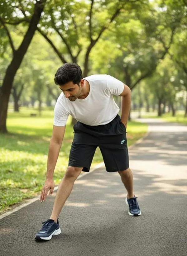Black_Regular_Fit_Sports_Shorts_For_Running_Gym_Training_Lightweight_Quick_Dry_Fabric_With_Side_Pockets